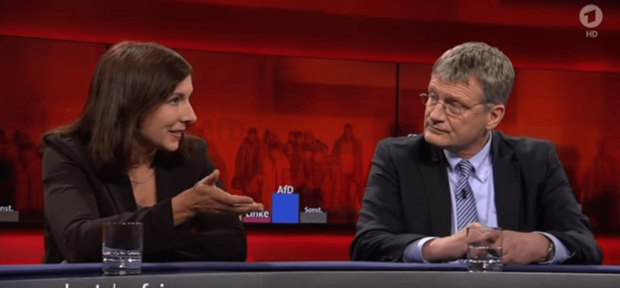 Hart aber fair Zeh und Meuthen