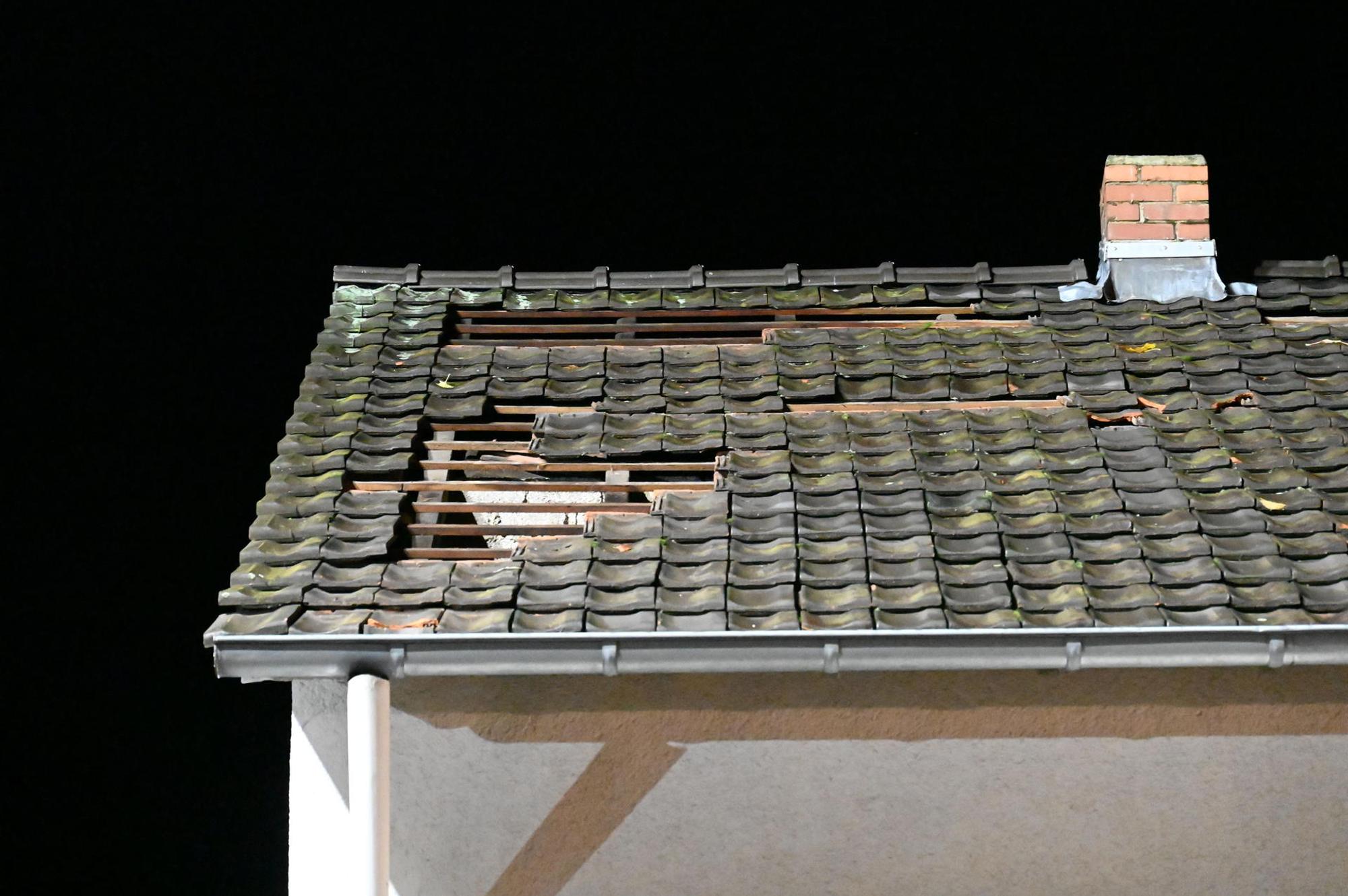 Bergheim Windhose Dach