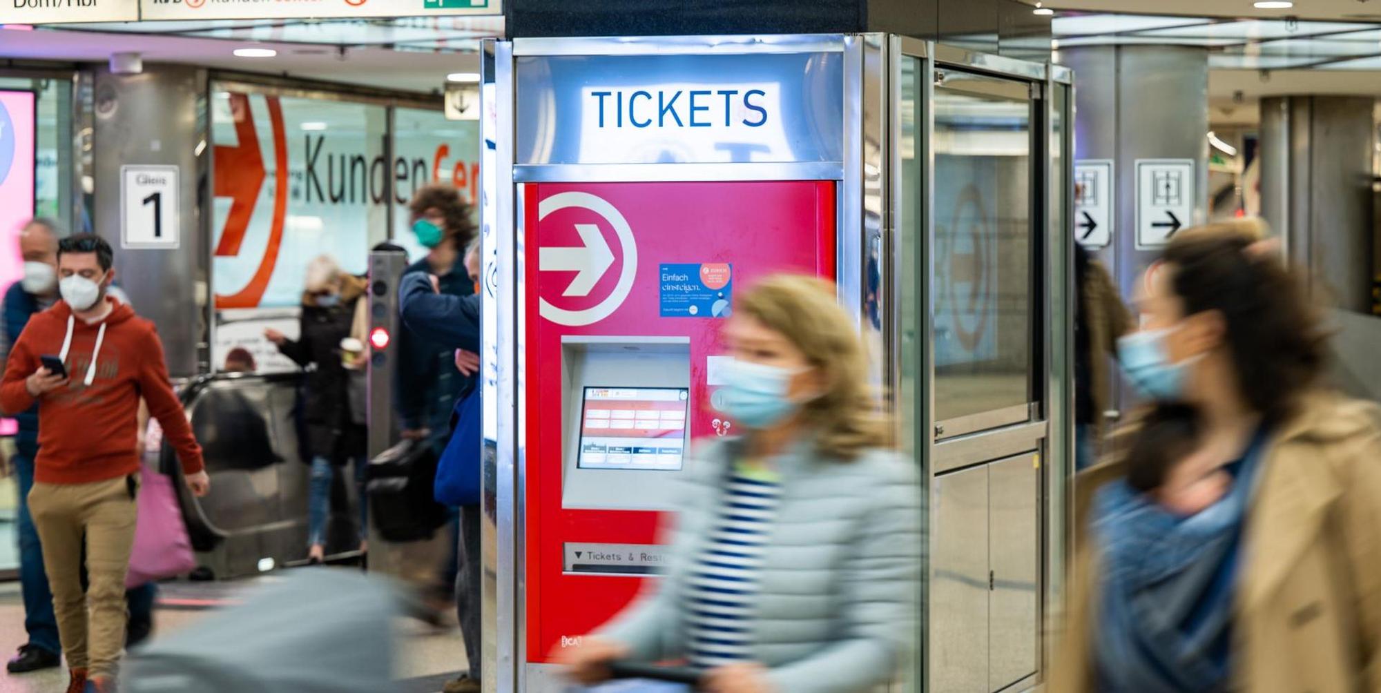 KVB Tickets Automat Köln