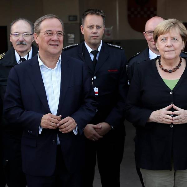 Merkel und Laschet