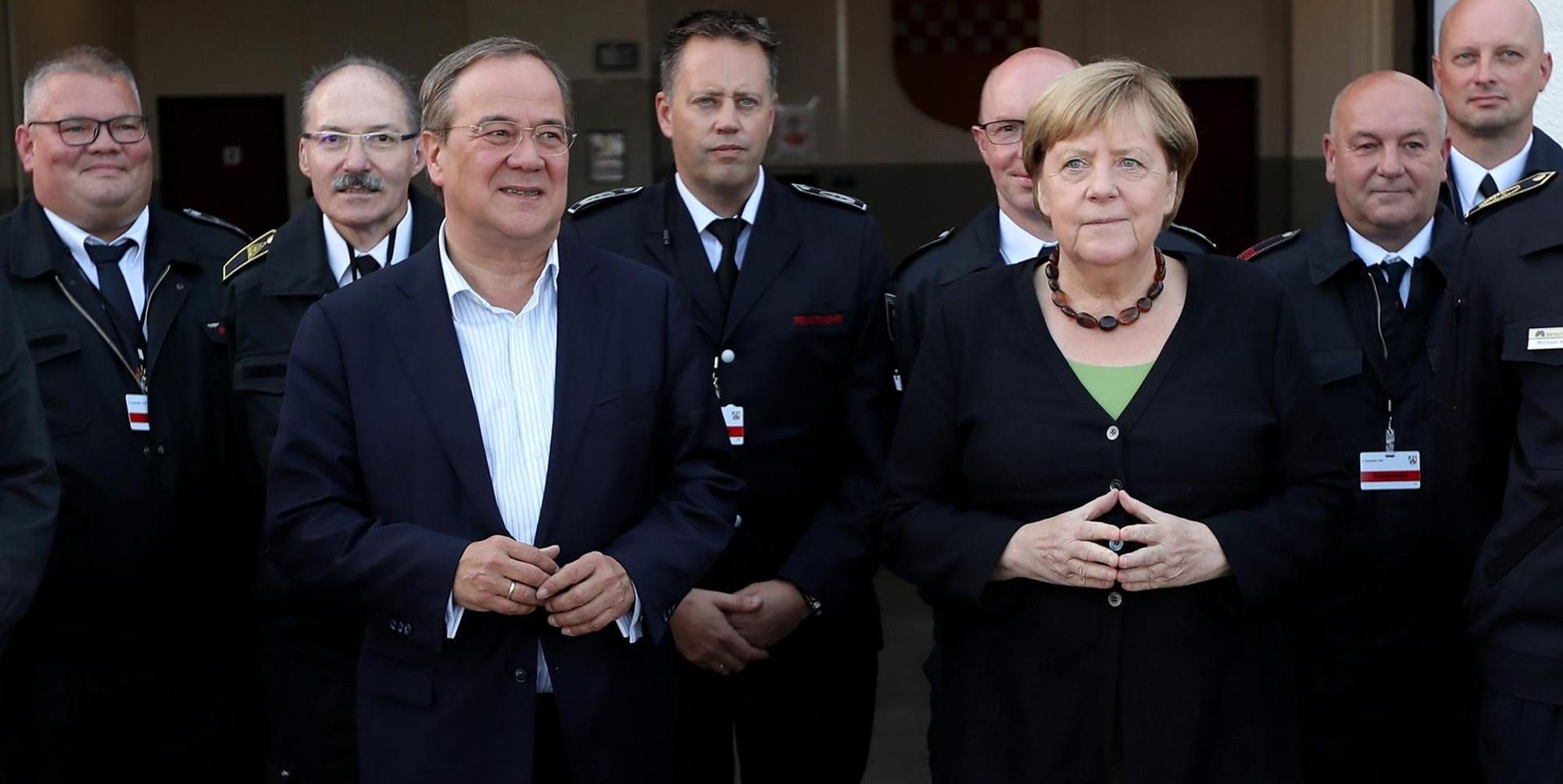 Merkel und Laschet