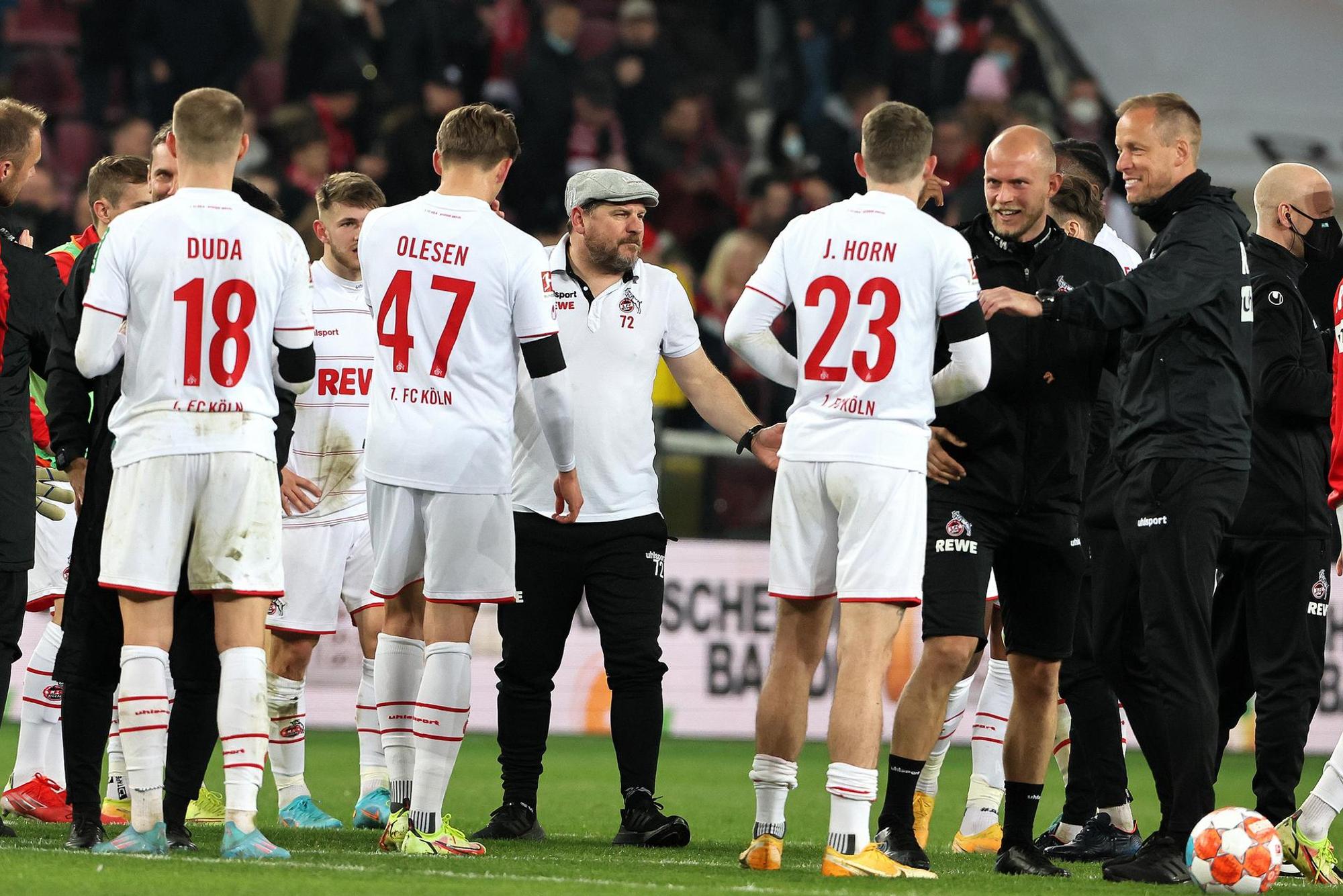Baumgart mit seinen Spielern