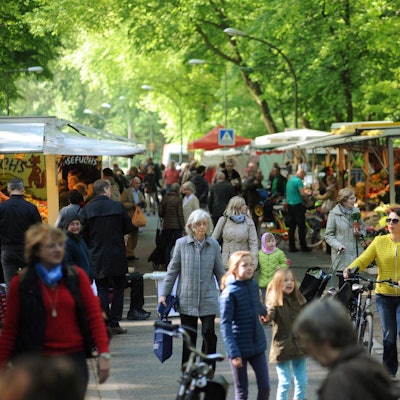 Der Markt im Stadtwald (Archivbild)