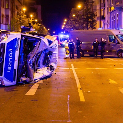 Polizei-Sprinter Frankfurt