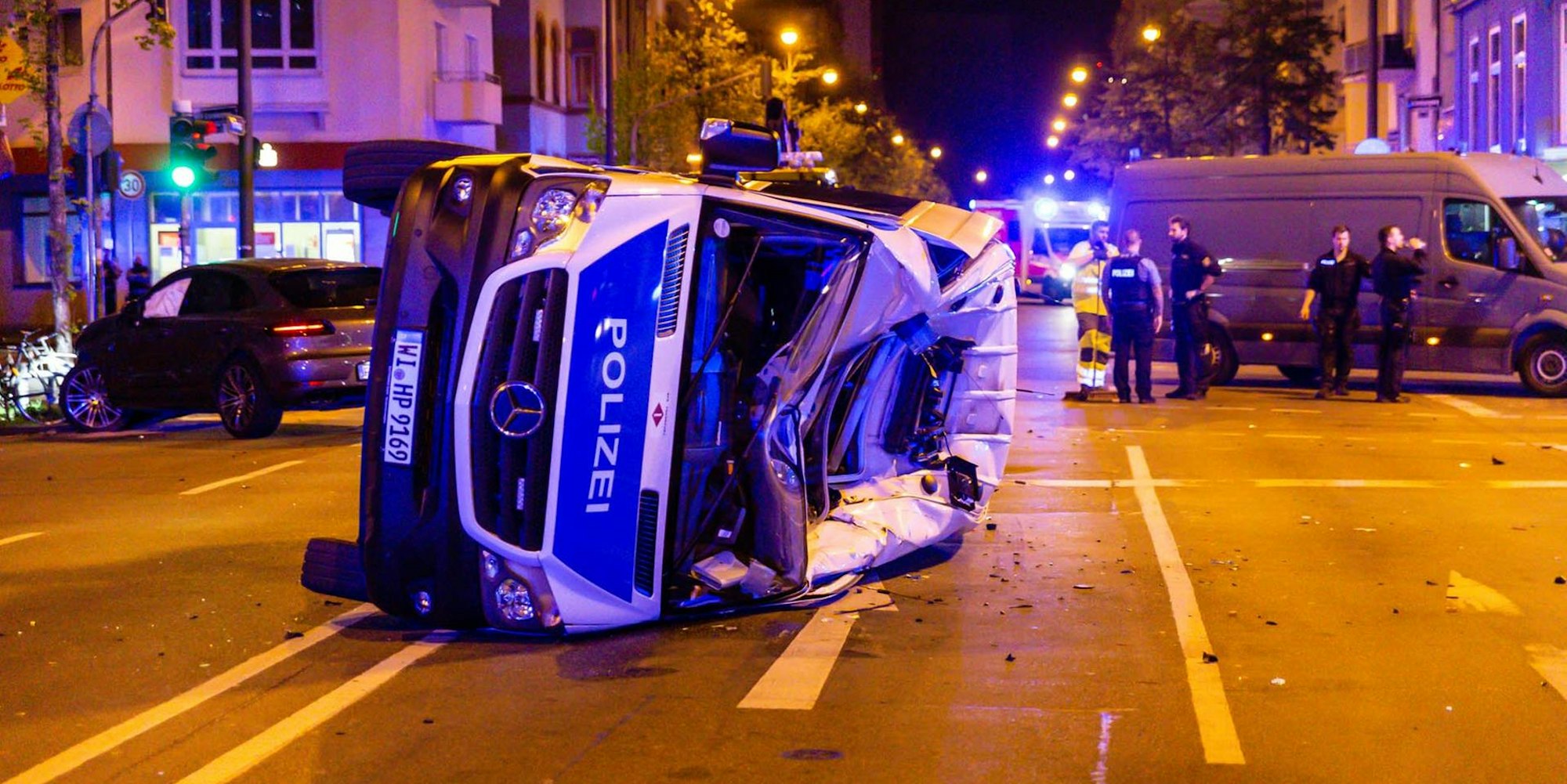 Polizei-Sprinter Frankfurt