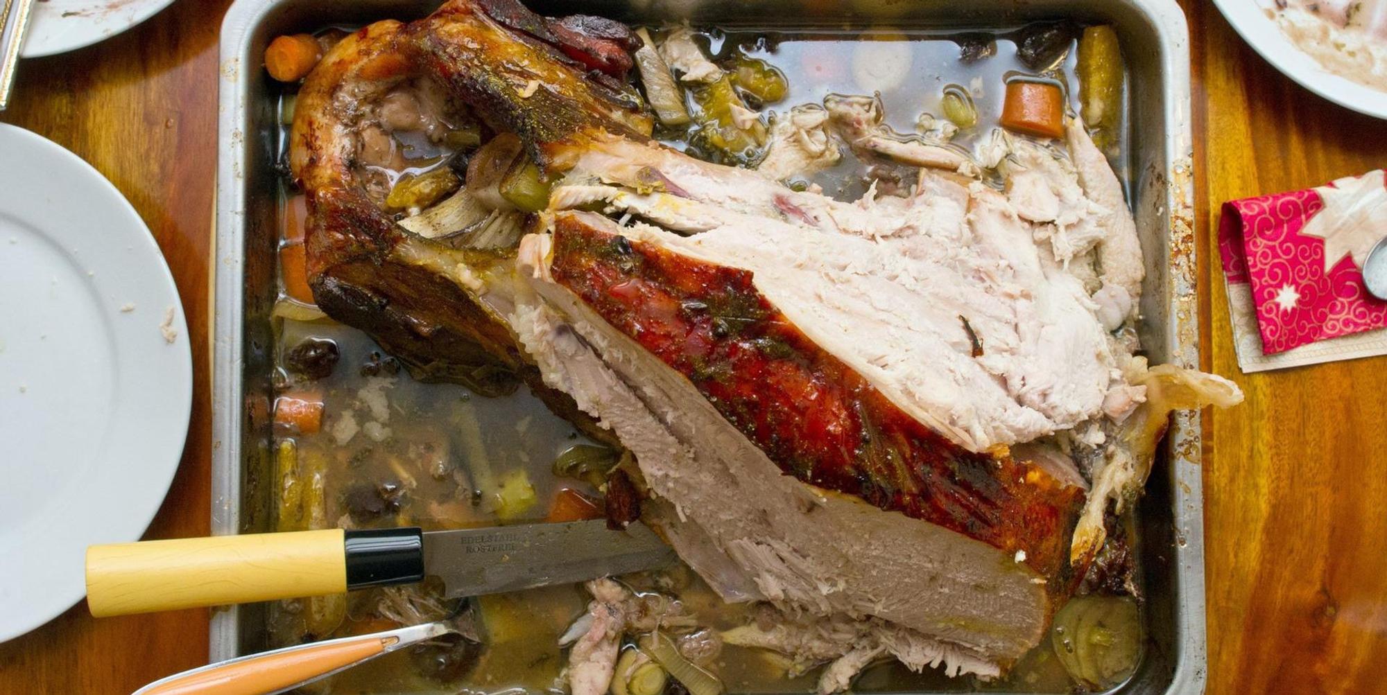 restegericht auf dem blech