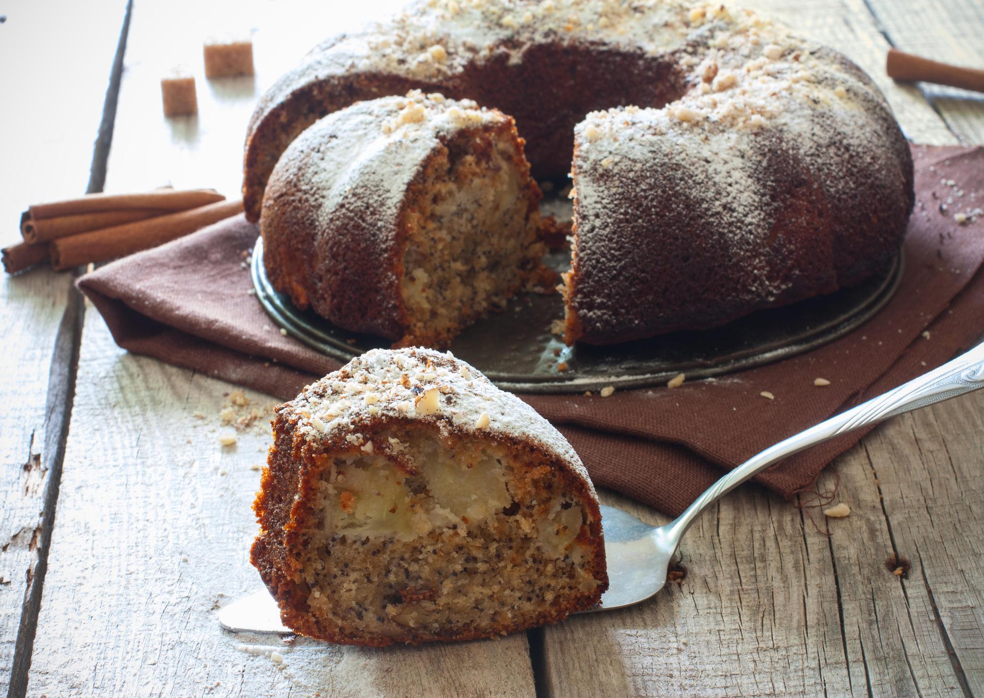 Kuchen mit Nüssen