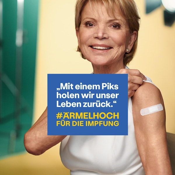 Uschi Glas Impfkampagne dpa