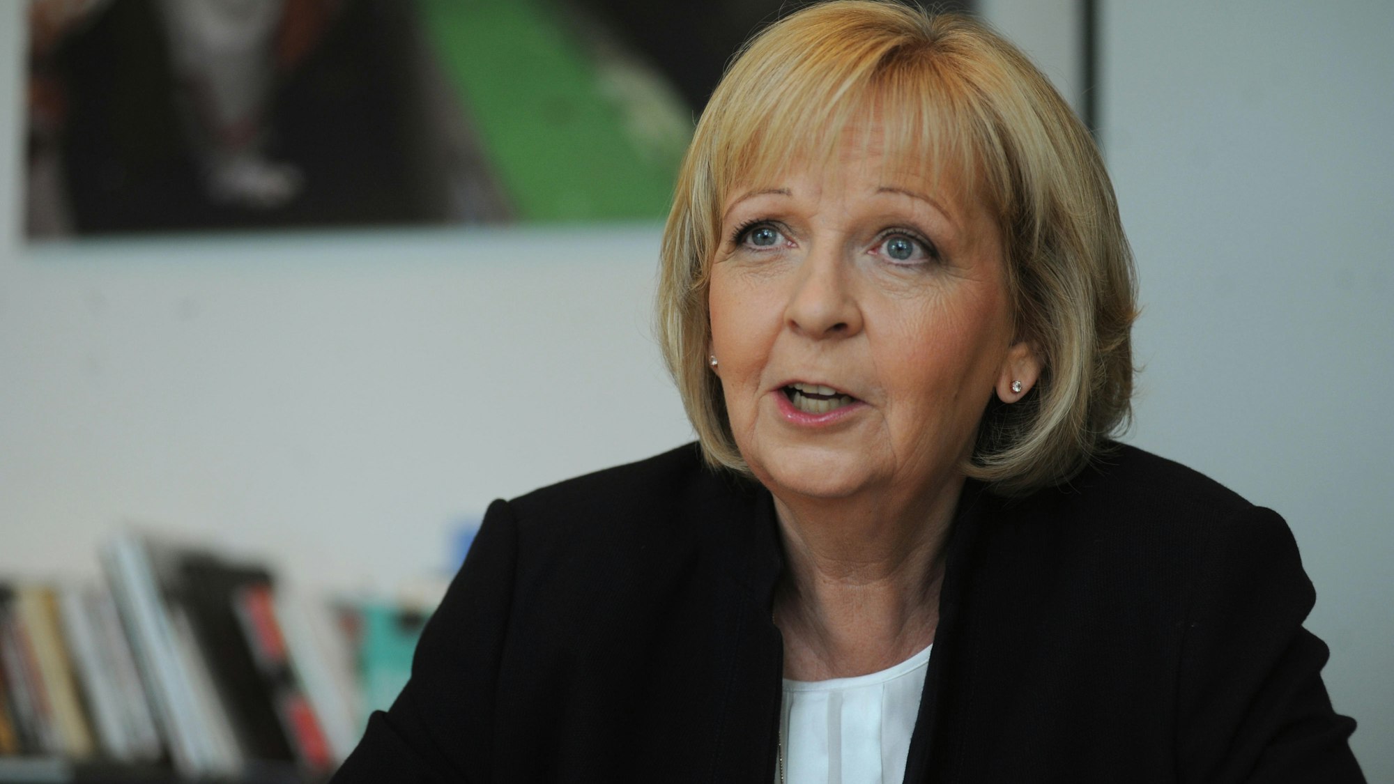 Hannelore Kraft in einem Interview.