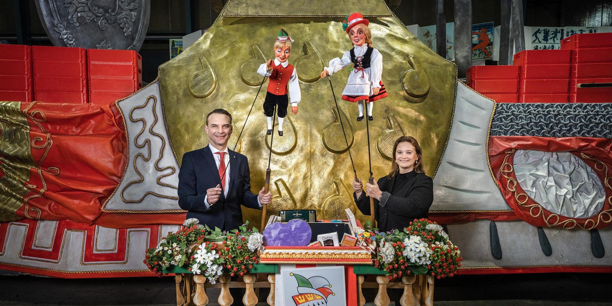 Rosenmontagszug in Miniatur