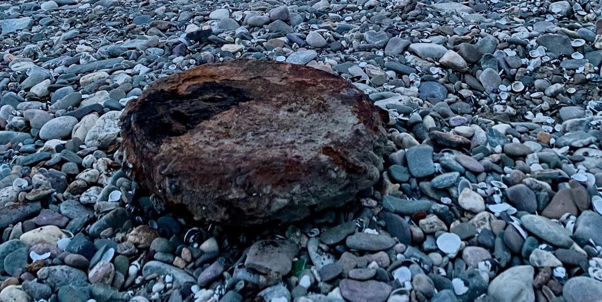 Panzermine Rheinufer Leverkusen Hitdorf