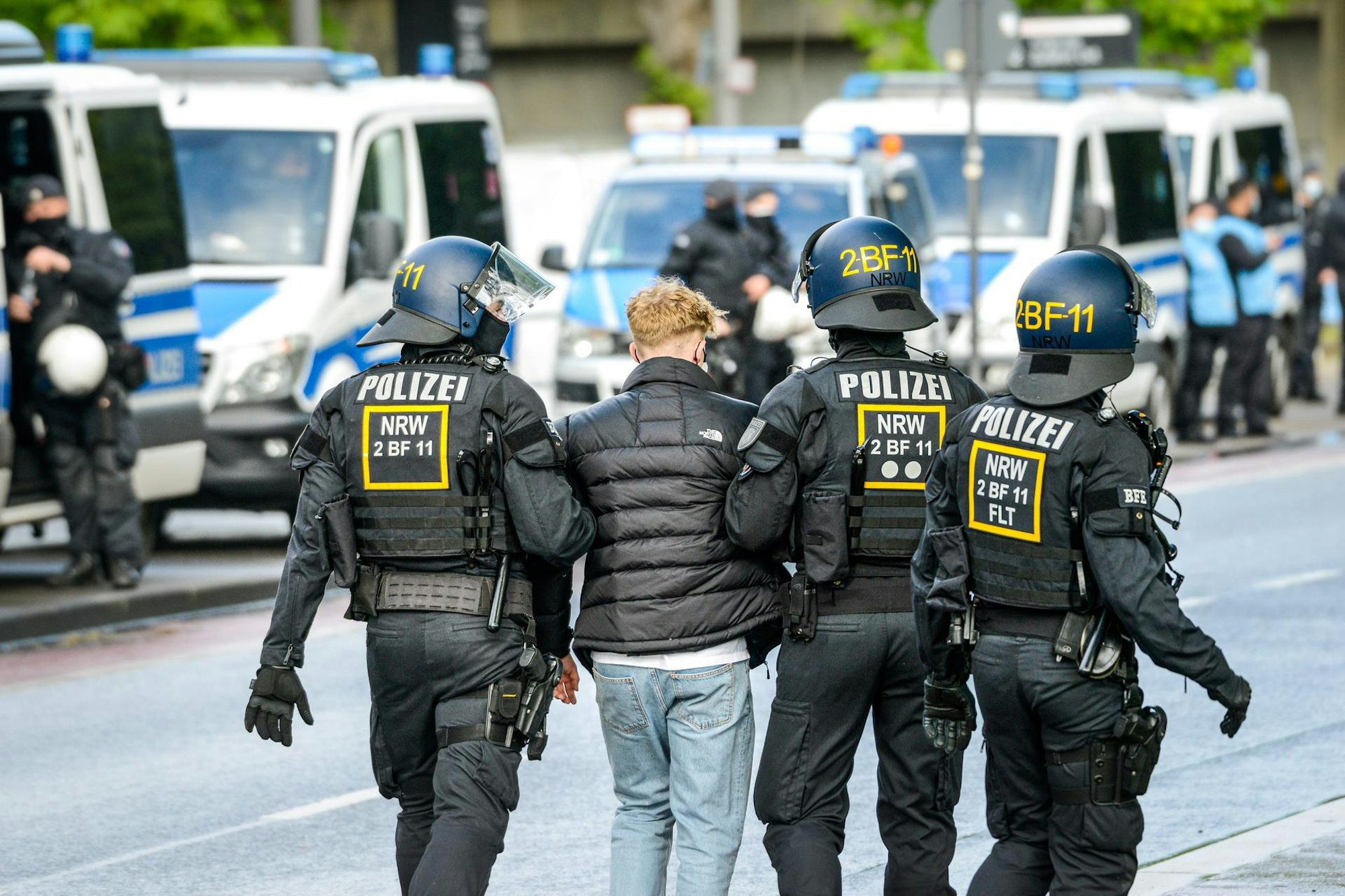 FC Fan abgeführt