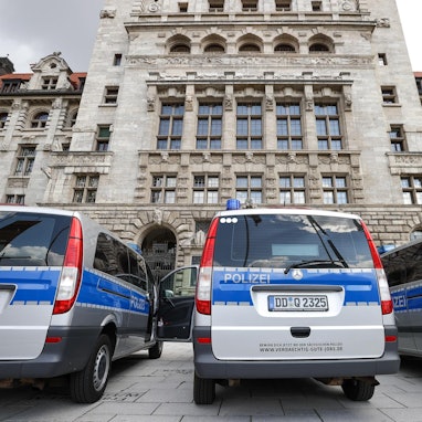 Polizeiwagen Leipzig