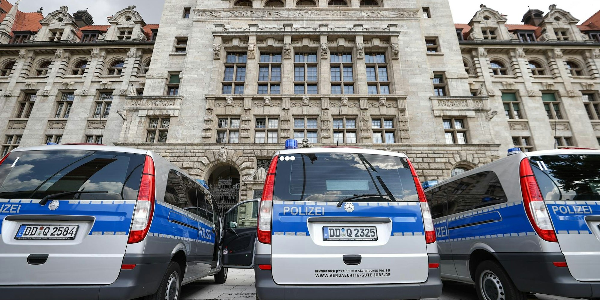 Polizeiwagen Leipzig