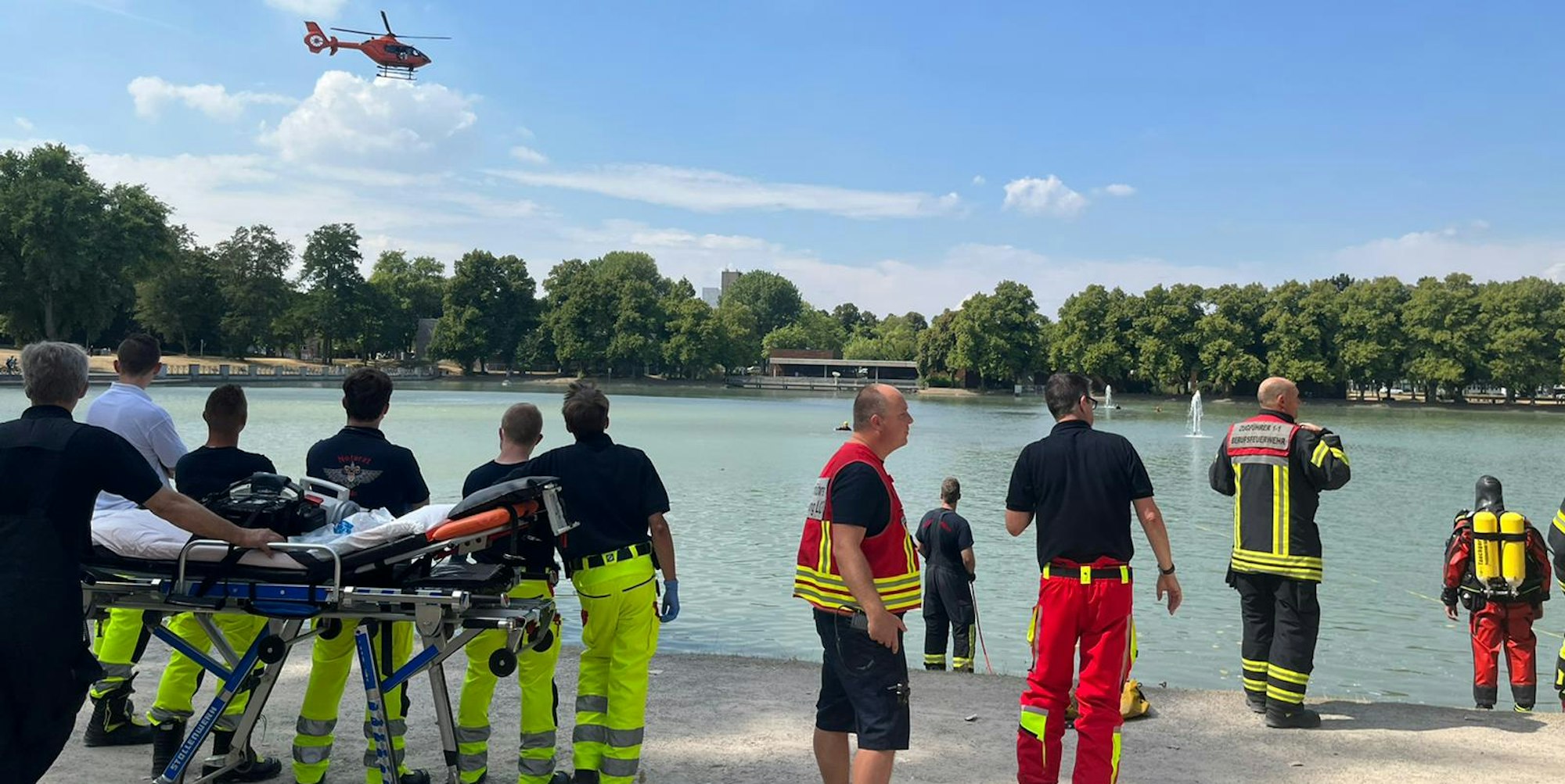 Einsatz Aachener Weiher