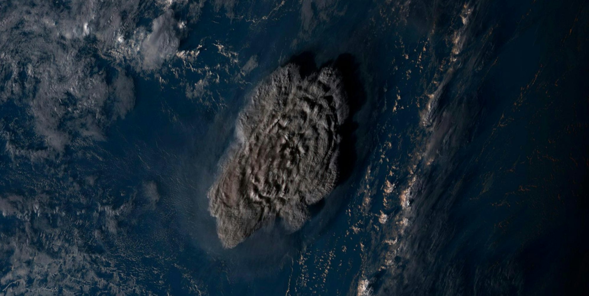 Tonga Vulkan Satellit