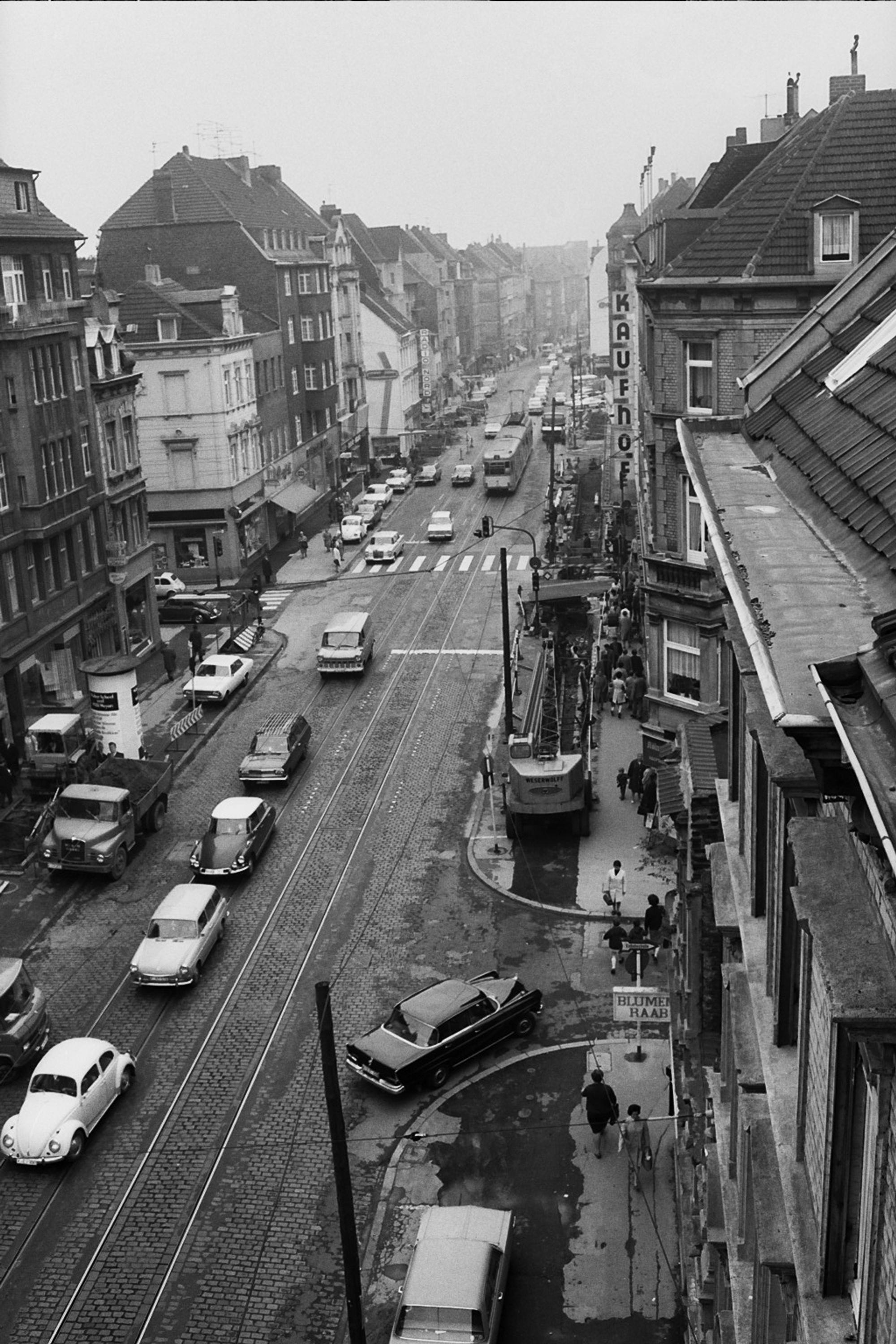 Neusser Straße U-Bahn Bau