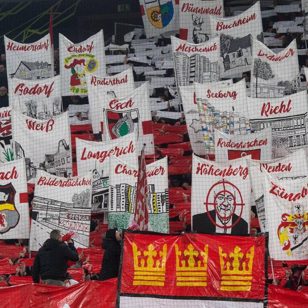 Banner 1. FC Köln Dortmund