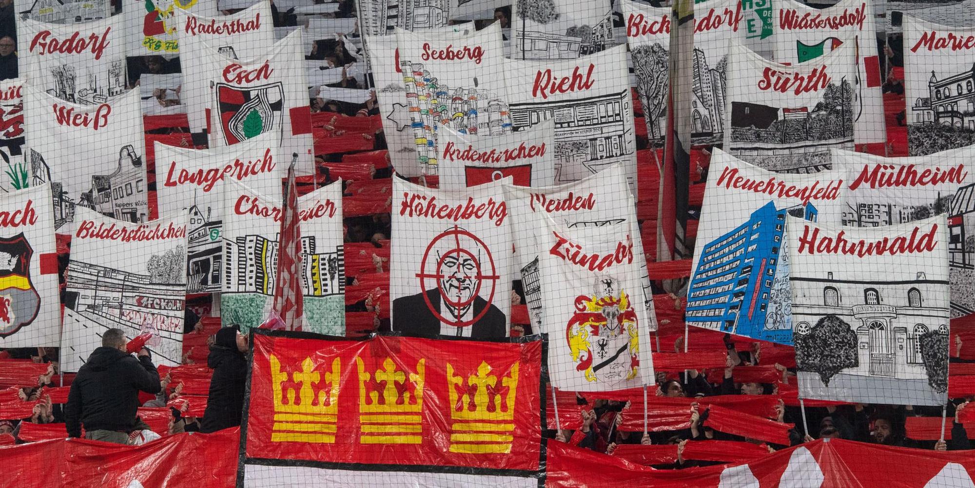 Banner 1. FC Köln Dortmund