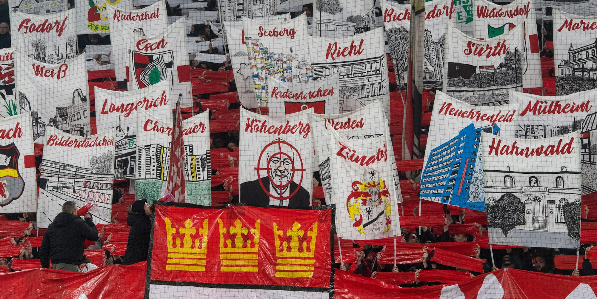 Banner 1. FC Köln Dortmund