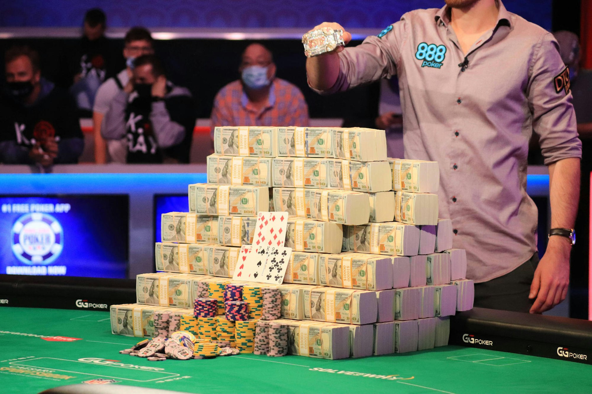 Preisgeld Poker Stapel