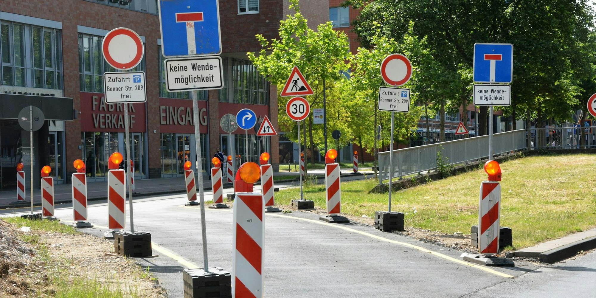 Baustelle Bonner Straße