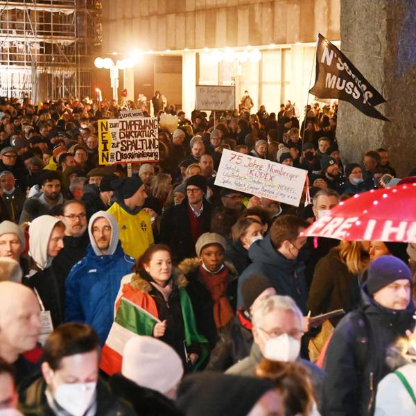 Demo Impfgegner Montagsspazierga