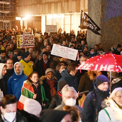 Demo Impfgegner Montagsspazierga