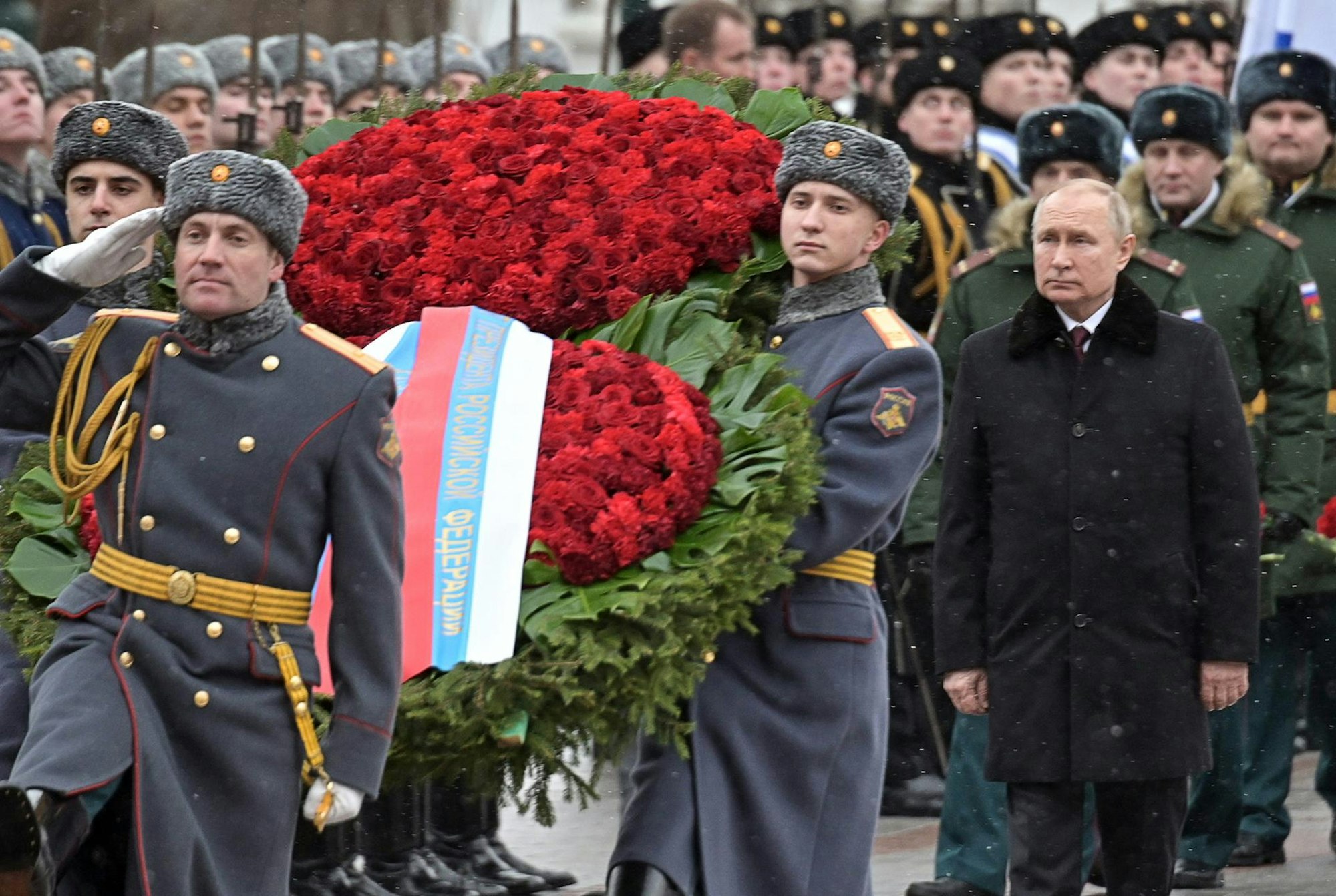 Russland Putin Tag des Vaterland