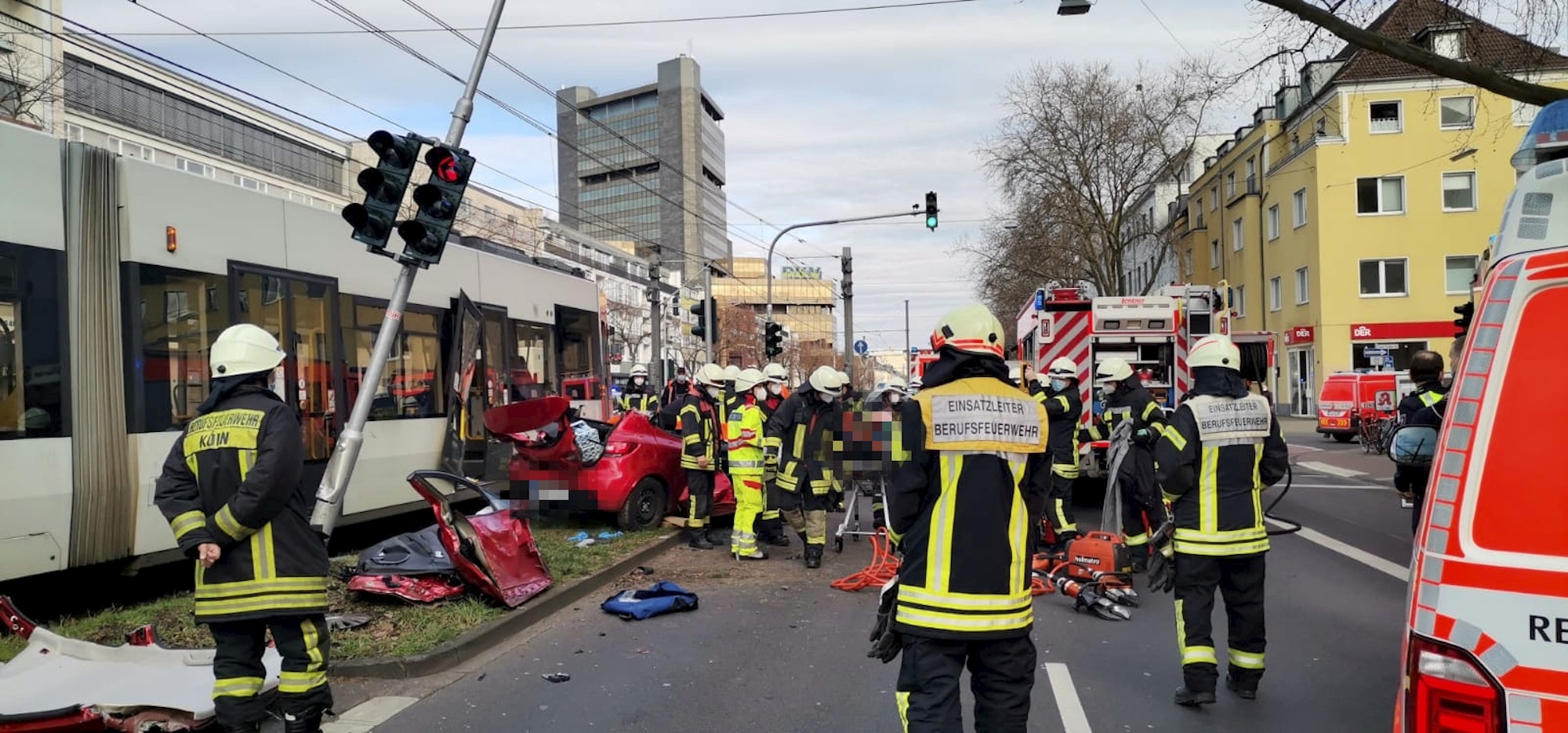 Unfall Bahn Aachener