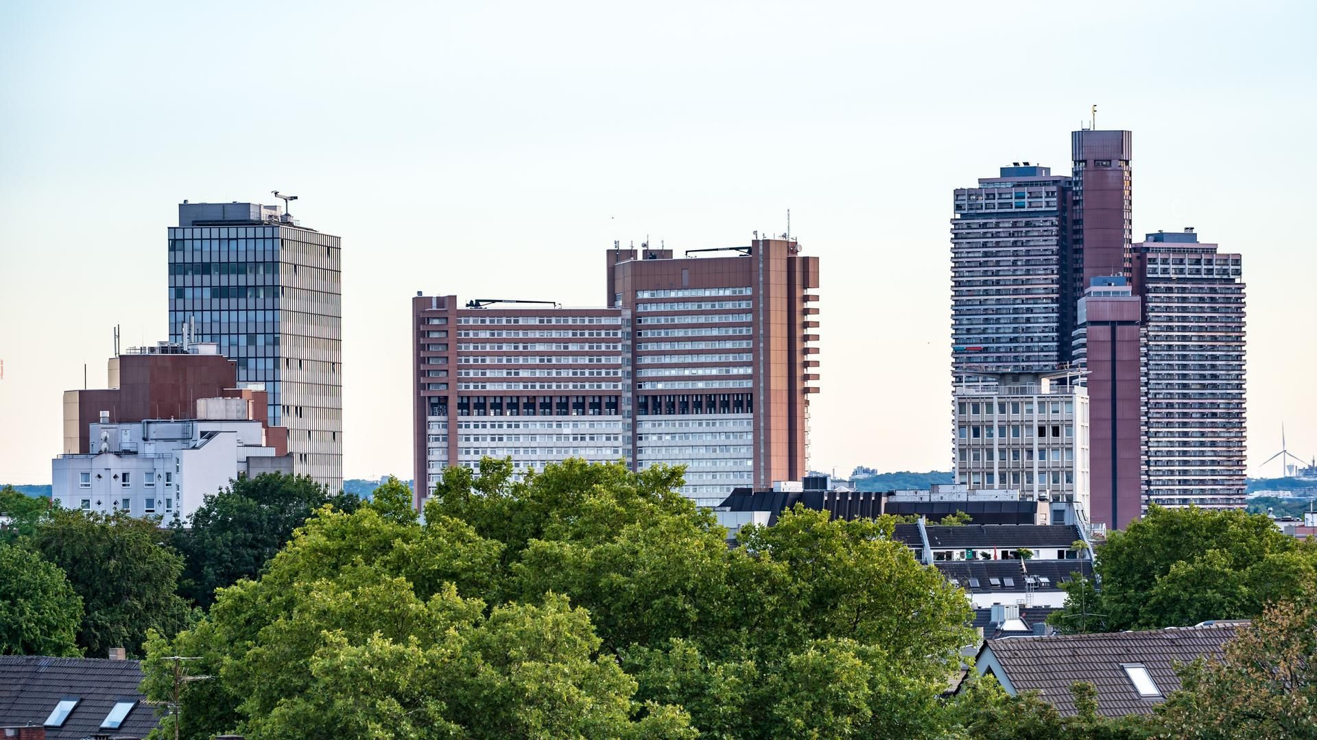 Blick auf das Landgericht Köln