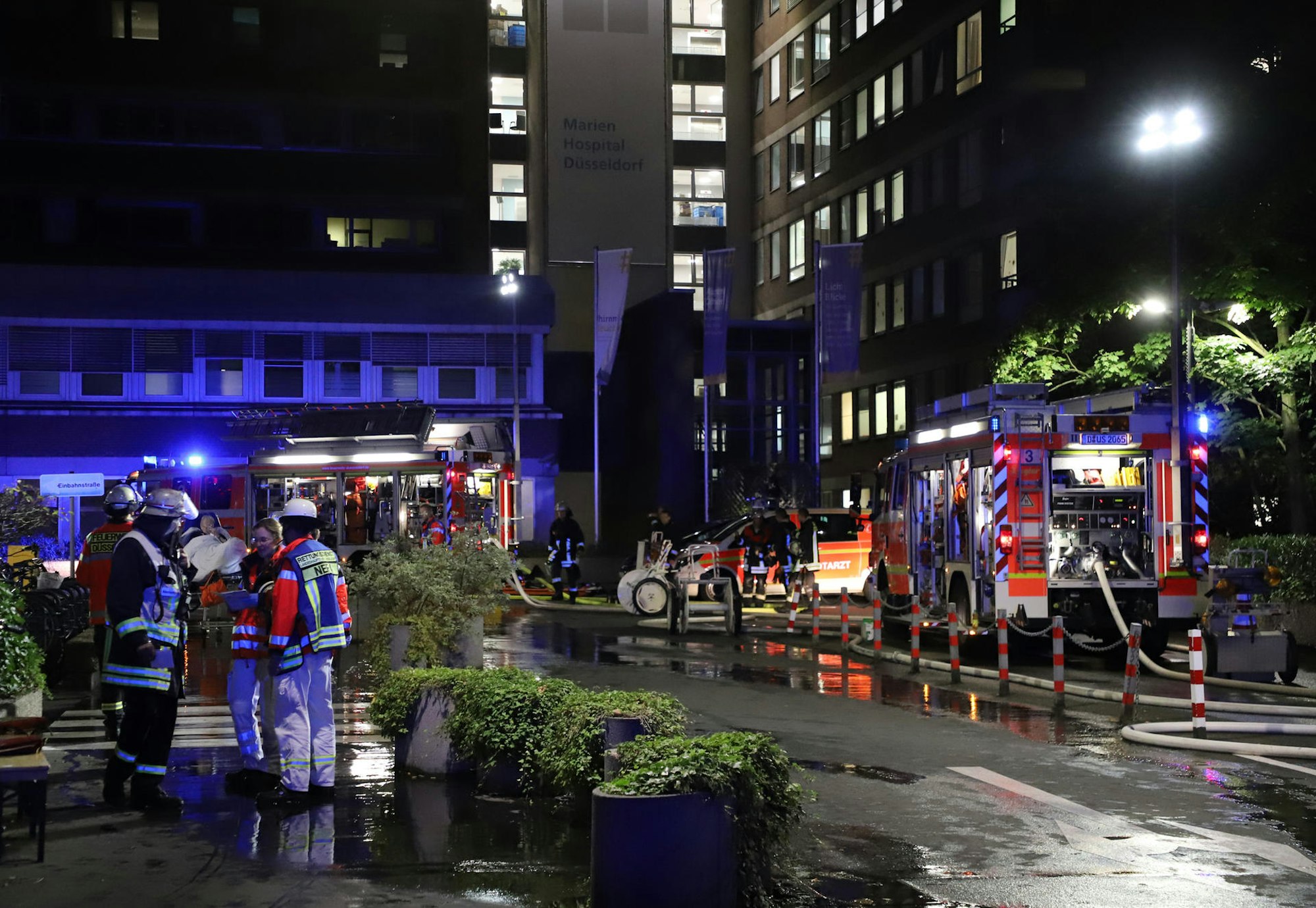 Düsseldorf Brand Marien-Hospital 2