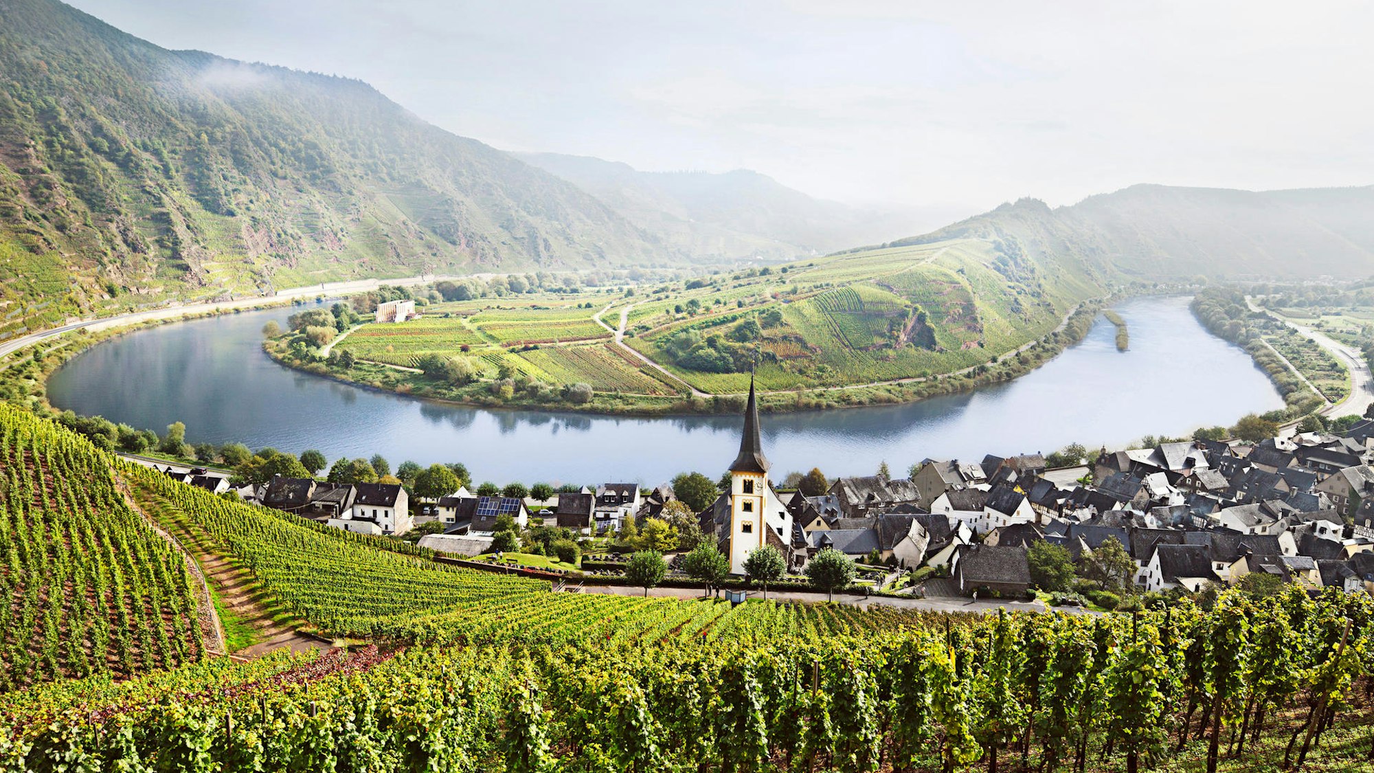 Moselschleife Weingebiete