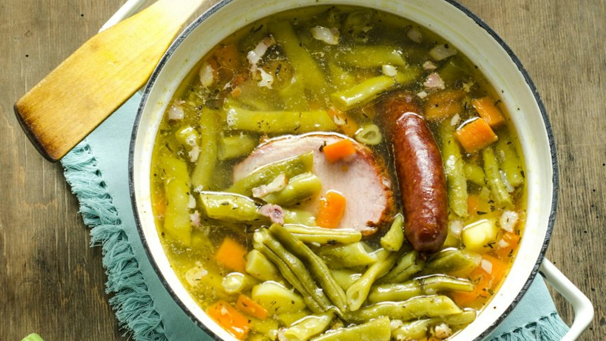 Deftige Bohnensuppe (Symbolbild)