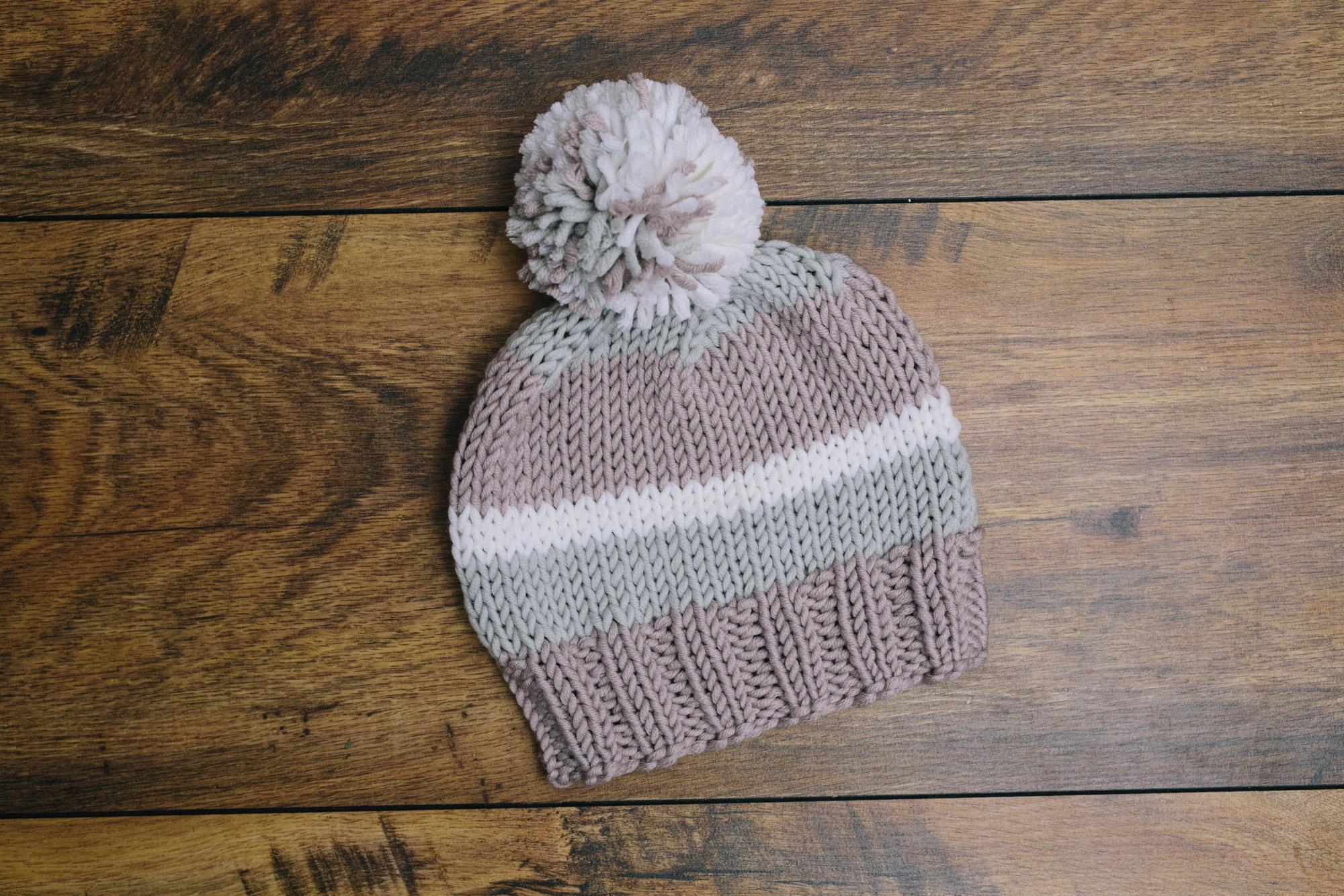 DIY Strickmütze Pastelltraum