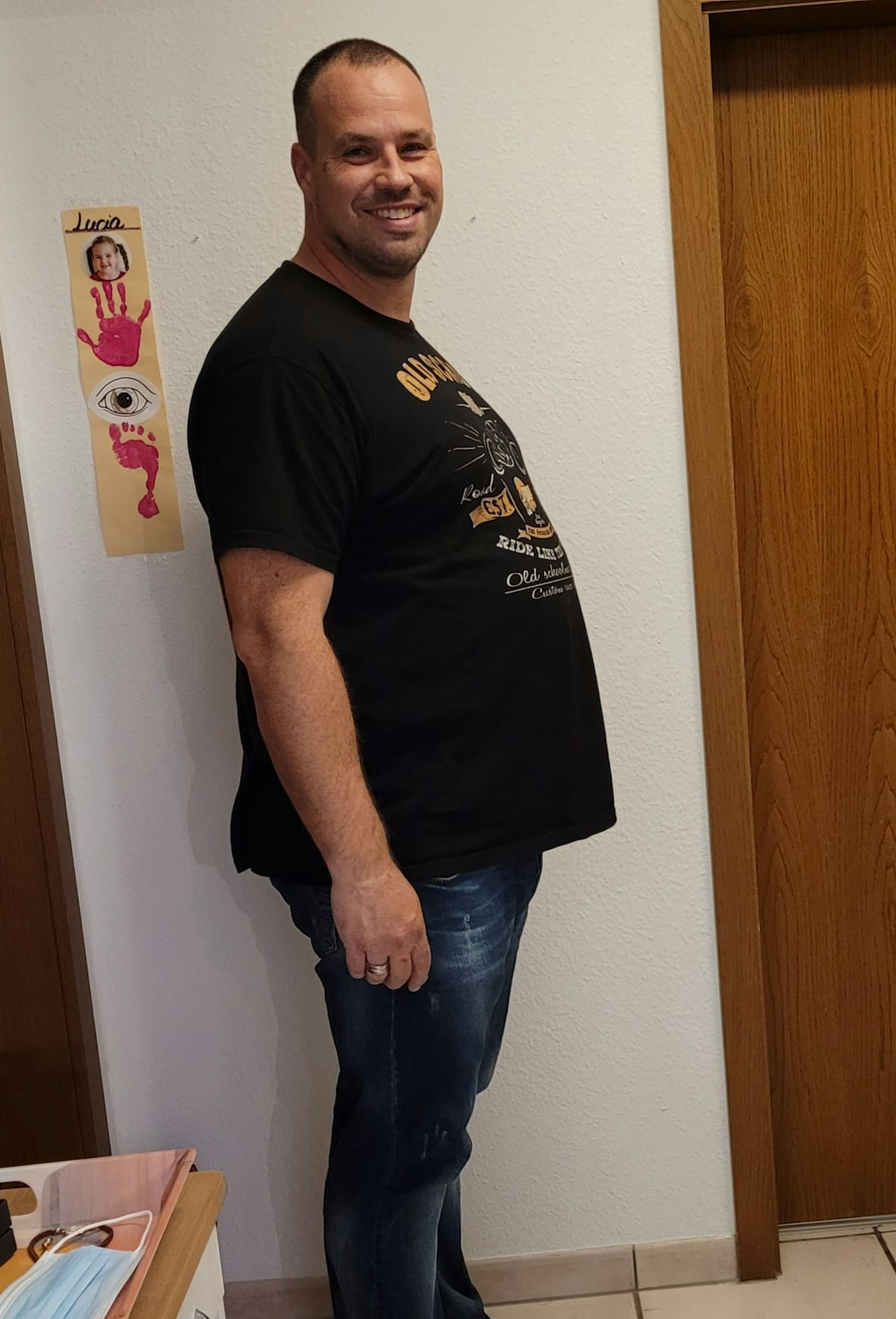 Armin Weigand vor der Abnehm-Aktion