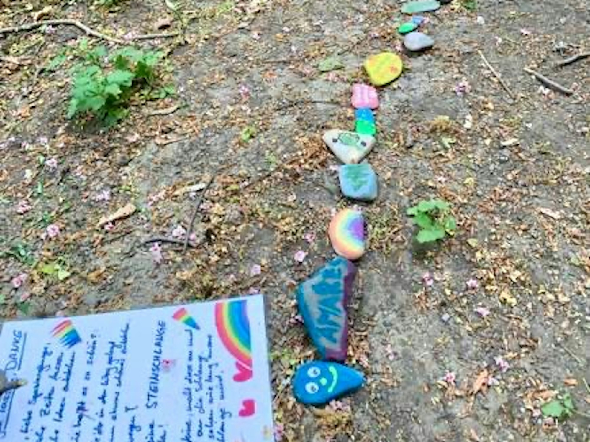 Corona-Steinschlange Stadtwald2