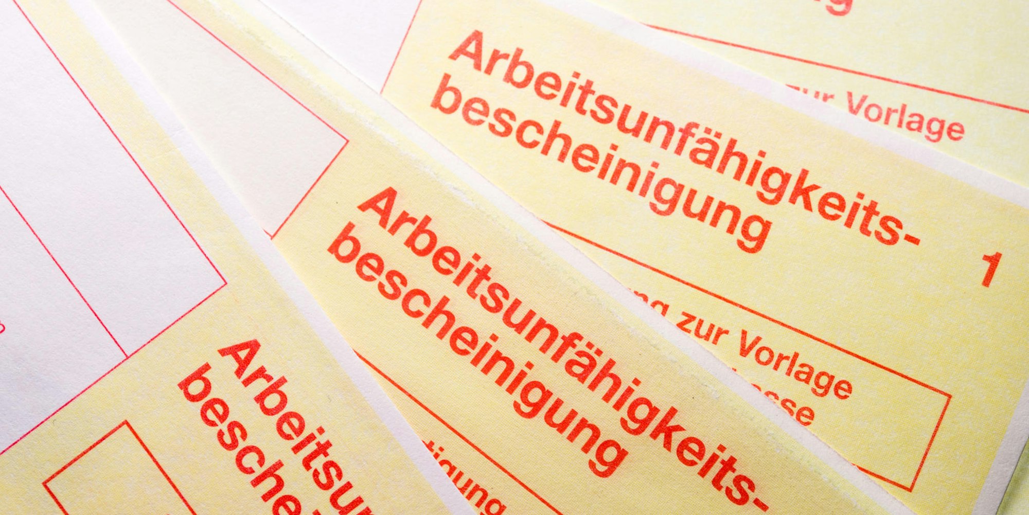 Symbolbild Krankschreibung