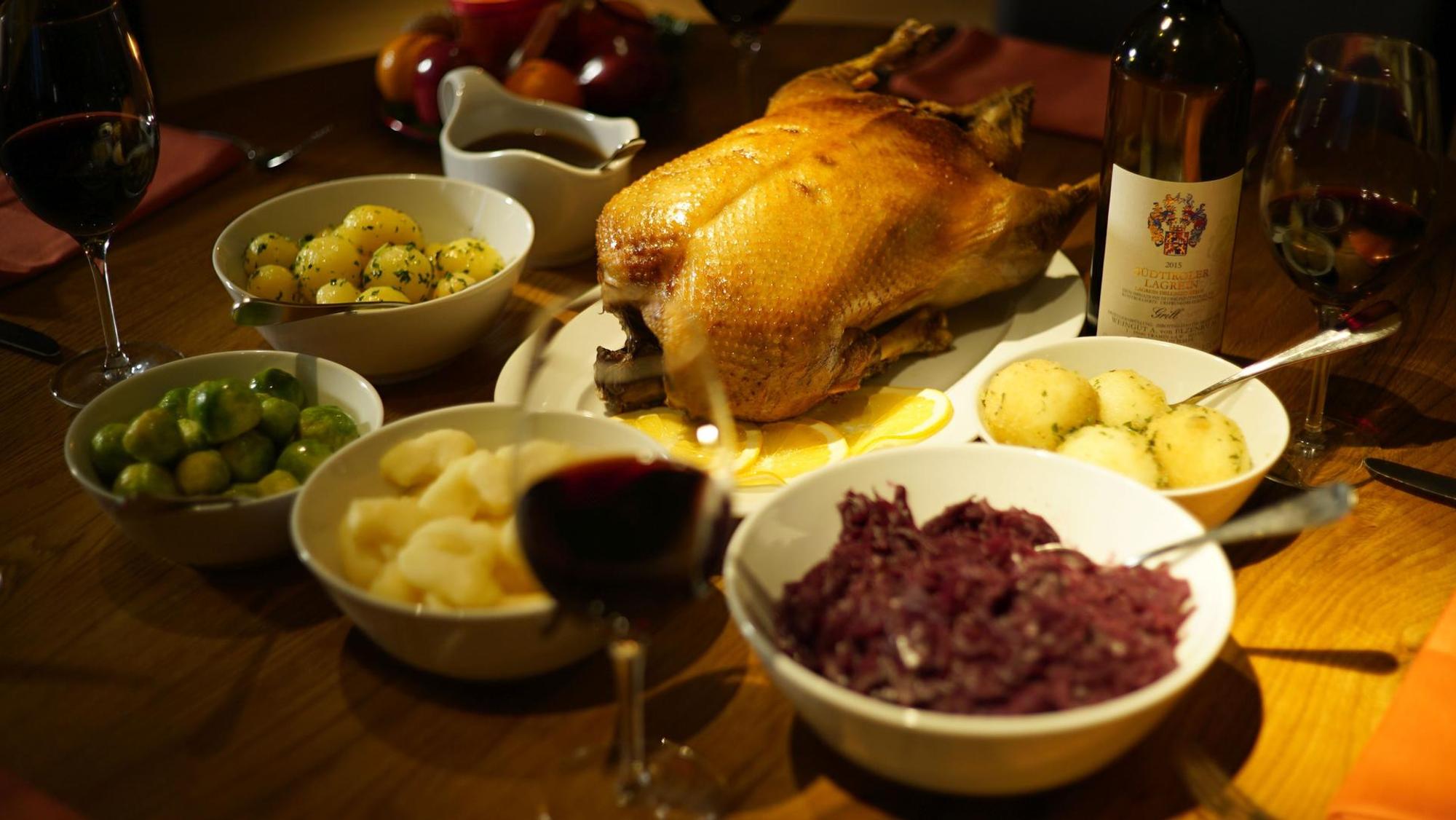 Ein Gänsemenü (Symbolfoto).