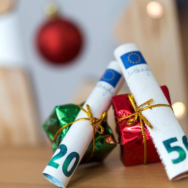 Geld verschenken Weihnachten