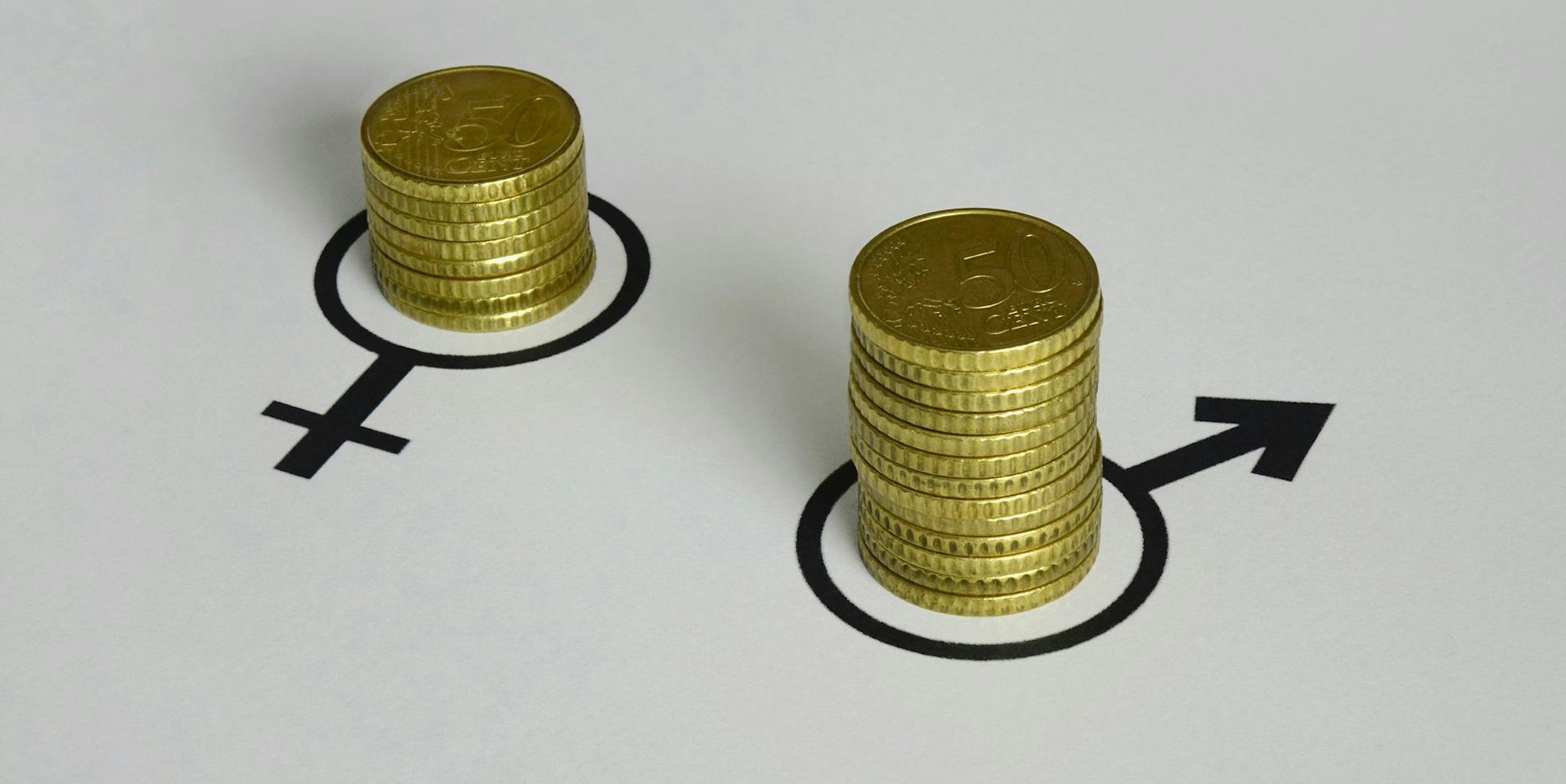 Gender Pay Gap Symbolbild