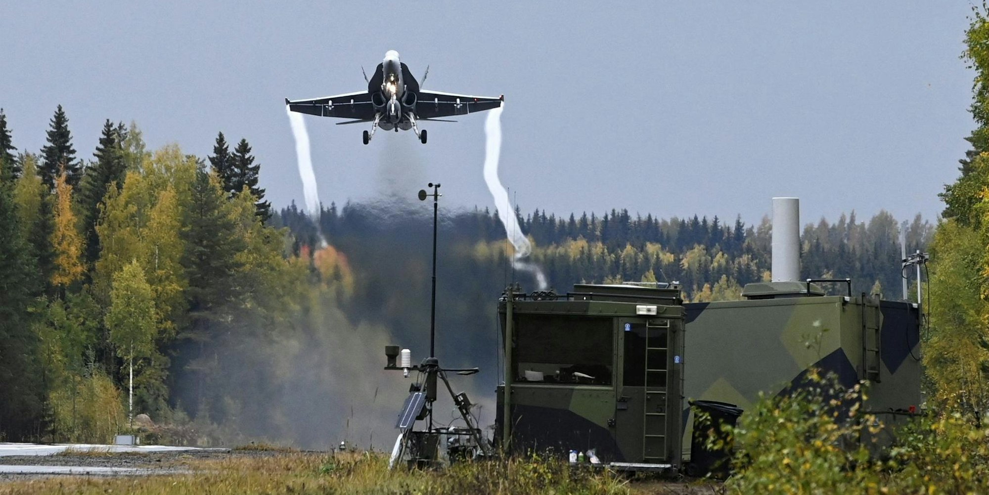 Finnland Jet Start afp