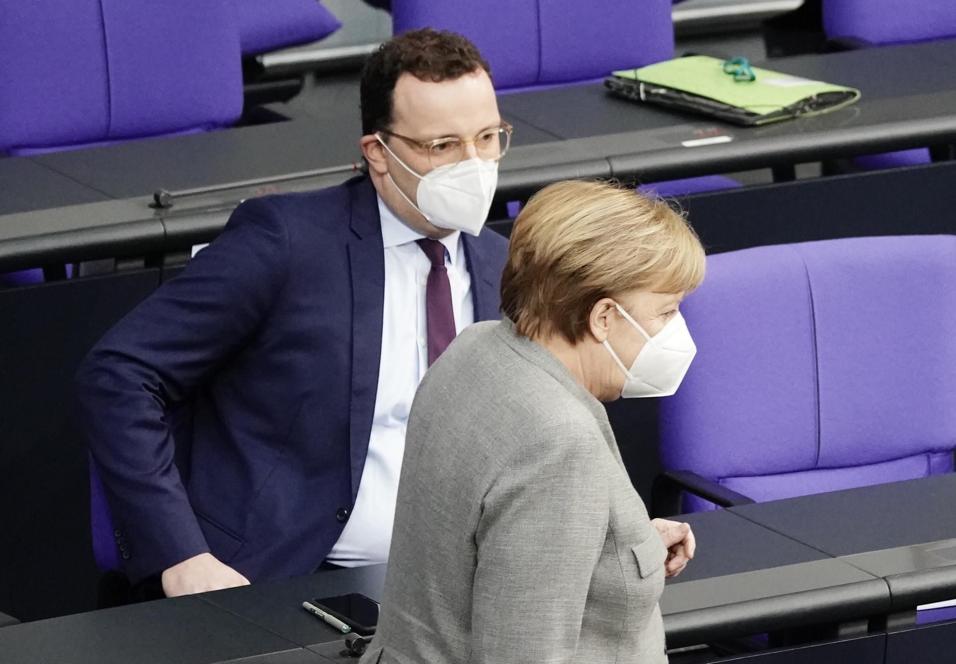Spahn Merkel