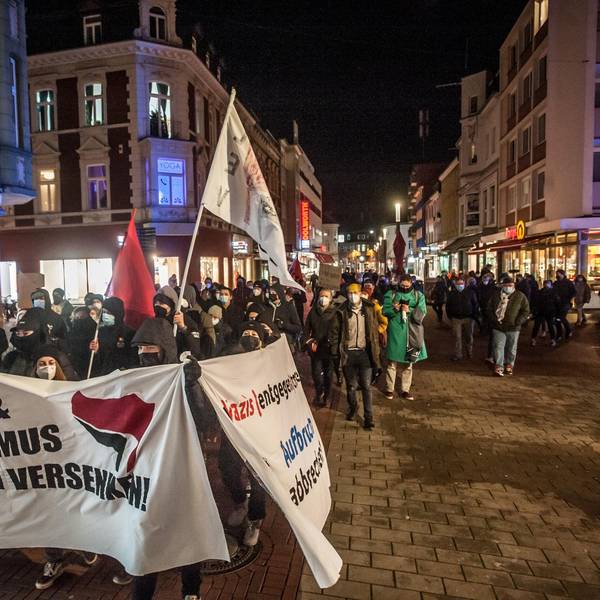 Impfgegner Gegendemonstranten Opladen_002