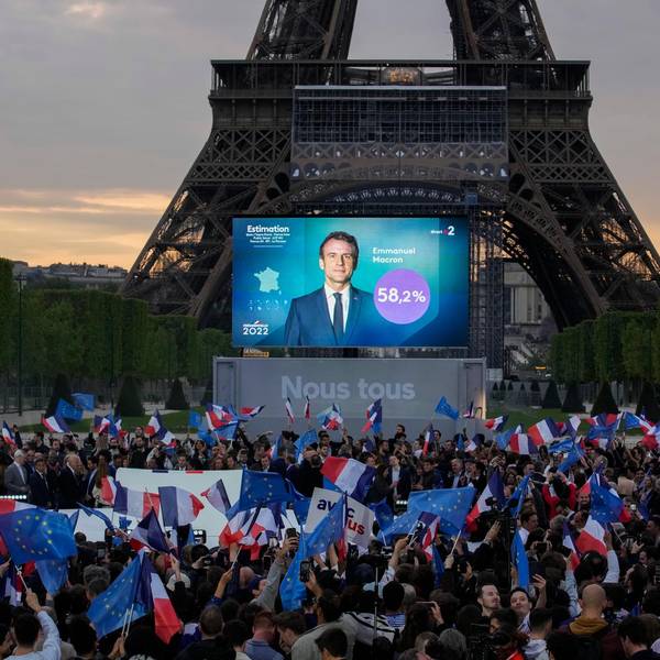Macron Wahlsieg Reaktionen