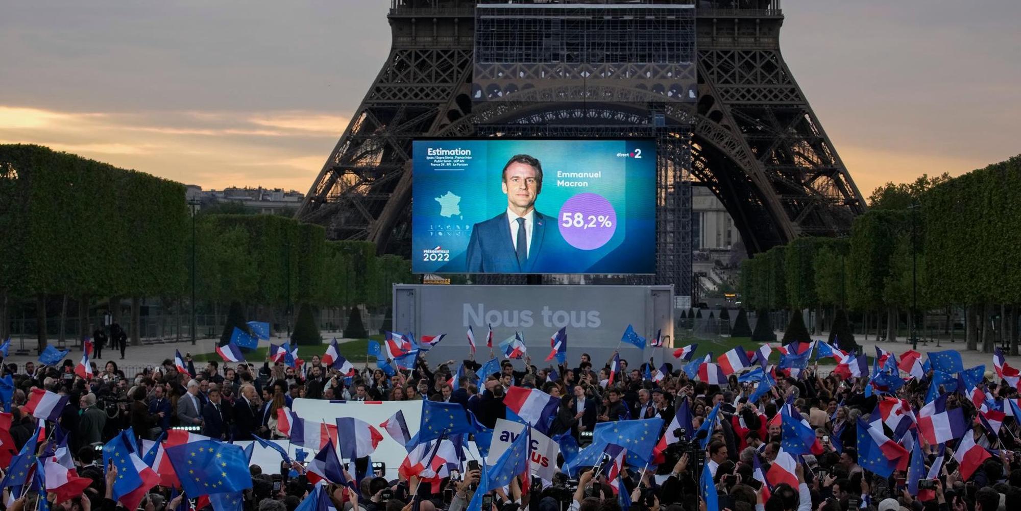 Macron Wahlsieg Reaktionen