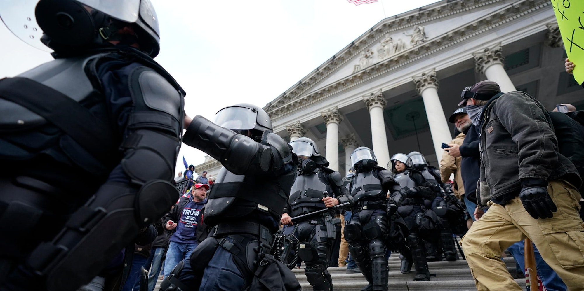 Kapitol Polizisten Kette