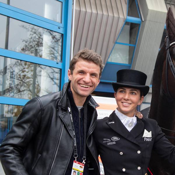 Thomas Müller mit Pferd