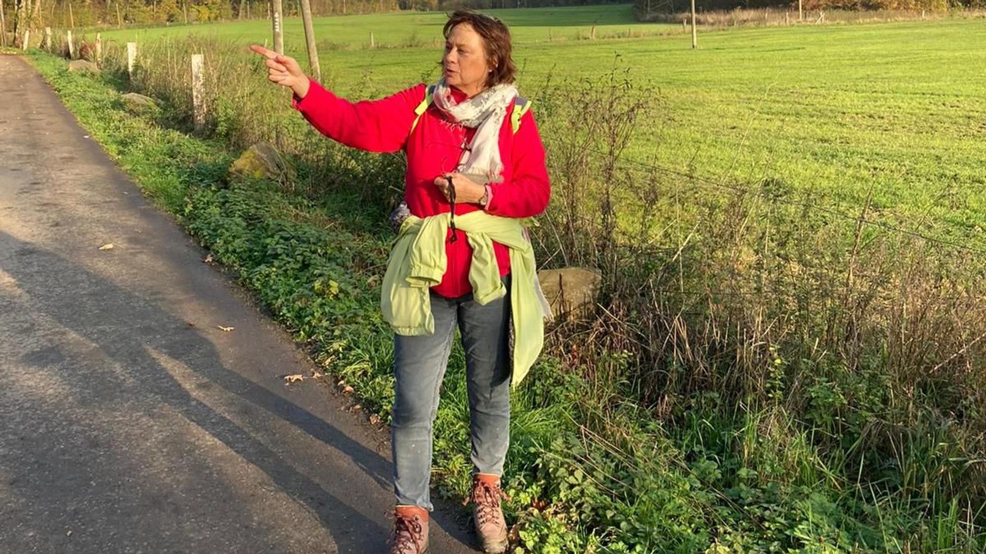 Anne Mutz beim Wandern - eine ihrer Lieblingsbeschäftigungen.