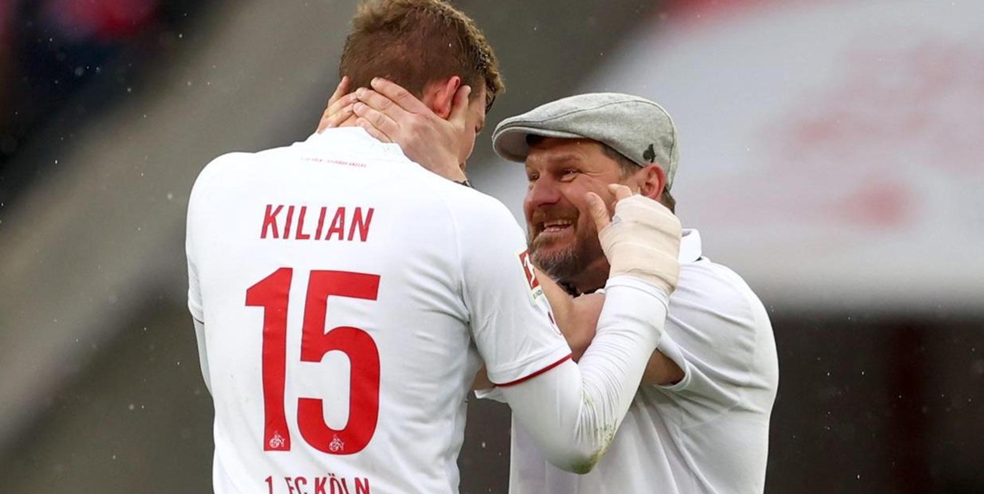 Kilian jubelt mit Baumgart